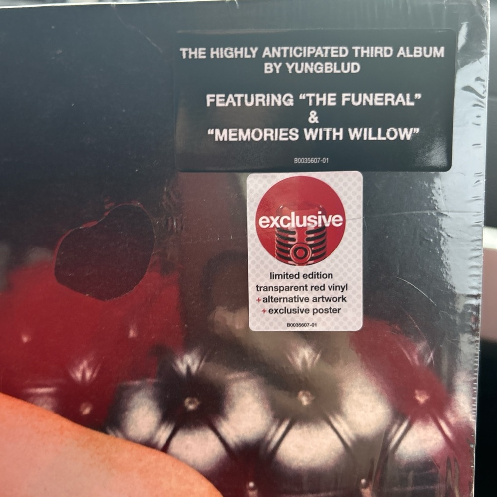 YUNGBLUD - Self Titled (2022) TARGET EXCLUSIVE Red Colored Vinyl LP w/ Poster - Picture 4 of 4